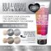 Colour-Freedom Gloss Pro Storm Grey Semi-Permanent Hair Colour 150ml - Vegan Colour Mask with PurePlex | Ammonia-Free, Ultra-Vibrant Shade Lasts 6-10 Washes | Pack of 1 - Buy Online on GoSupps.com