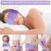 Cavoilu Weighted Heated Eye Mask - Lavender Scented for Dark Circles and Puffiness - Microwaveble - Yoga Gifts - Voilet - Buy Online on GoSupps.com