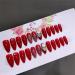 Press on Nails Long Fake Nails 24Pcs Shiny Red False fingernail with Self-Adhesive Jelly Nail Glue Tabs Press On False Nails - Buy Online on GoSupps.com