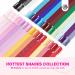 Saviland Dipping Powder Nails Set - 30 Color Dip Powder Kit with Electric Nail Miller Base & Top Coat Activator Brush Saver for Vibrant Nail Art - Buy Online on GoSupps.com