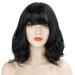 Buy Discoball Women Wig - Short Curly Bob Wig for Cosplay & Parties | Black International Shipping Available - Buy Online on GoSupps.com