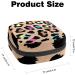 Colorful Leopard Print Sanitary Napkin Storage Bag - Portable Period Kit Pouch for Menstrual Cup, Nursing Pad, Tampons - Feminine Product Holder - Color 8 - Buy Online on GoSupps.com