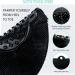 Silicone Shower Foot Scrubber Mat | Non-Slip with Suction Cups | Black Silicone Foot Brush for Dead Skin Removal and Massage - Buy Online on GoSupps.com