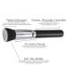 Trixes Flat Top Kabuki Makeup Brush - Premium Synthetic Blender for Concealer Powder Cream & Liquid - 1 Pack - Buy Online on GoSupps.com
