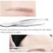 Hagsnec Silver Tone Slanted Flat Tip Tweezers - Premium Eyebrow & Hair Cosmetic Tool for Women | International Shipping Available - Buy Online on GoSupps.com