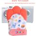 NEPAK Teething Mitten 2 Pairs - Cartoon Puppet Coral+Mint - Baby Teether Toys - Boys & Girls - Buy Online on GoSupps.com