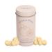 3-in-1 Solid Facial Cleanser Exfoliator and Wash-off Mask - Vegan Cruelty-Free Plastic-Free Travel-Friendly 1 Month Supply (60 Crushable Tablets) in Tin (Brightening Beans in Tin)