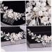 Didiseaon Pearl Comb Rose Gold Pearl Bridal Side Comb Bridal Headpiece Rhinestone Hair Clip Pearl Hair Pin Comb Bridal Headdress Hair Accessories Bride Rhinestones White - Buy Online on GoSupps.com