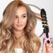 Automatic Curling Iron | Portable Curling Wand | Hair Straightener and Curler 2 in 1 Hair Curler Portable Curling Iron for Long Short Hair Pink US - Buy Online on GoSupps.com