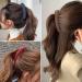 12.7 cm Slipproof Banana Hair Clip for Girls & Women Stylish Ponytail Holder & Grip in 7 Colors - Buy Online on GoSupps.com