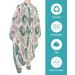 Green Paisley Floral Barber Cape | Adjustable Hair Cutting Cape for Women Men & Kids | 55x63 Inch Hairdressing Accessory - Rustic Ethnic Design - Buy Online on GoSupps.com
