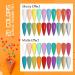 Saviland 20 Colors Acrylic Powder Set - Summer Series Nail Kit for Professional Acrylic Nails - Rainbow Polymer Powder for Extension and Carving - B-Chocolate and Rainbow - Buy Online on GoSupps.com
