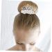 hair accessories elastic hair tie pearl hair scrunchies pearl crown hair scrunchies pearl hair tie with crown pearl beaded hair tie crown hair tie child alloy plastic rubber band - Buy Online on GoSupps.com