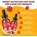 Liquid Iron Supplement for Kids Kids Multivitamin with Iron Drops with Zinc Vitamin B Complex Folate - Support Blood Builder & Energy Iron Deficiency for Women Men Vegan Strawberry 2 Fl Oz - Buy Online on GoSupps.com
