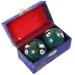 Healvian 2 pieces Baoding balls Chinese health exercises Massage balls with gift box Hand exercise balls Hand roll balls for stress relief