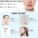 Red Light Therapy for Face | 7 Color LED Facial Wand | Home Skin Care & Blue Light Massager Tool for Neck - Buy Online on GoSupps.com