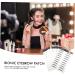 NOLITOY 20 Pcs Imitation Eco Eyebrow Sticker Eyebrow Lines 3d Beauty Stickers 21.5X14.5cmx2pcs Blackx2pcs - Buy Online on GoSupps.com
