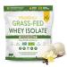 MariGold Grass-fed Whey Protein Isolate Powder - Creamy Vanilla Flavor - 1 Lb Bag | 100% Pure Cold-Processed Micro-Filtered Undenatured Non-GMO rBGH Free Soy Free Gluten Free Lactose Free