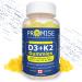 D3+K2 60 Promise D3+K2 60 Gummies K2 as MK-7-1 Unit / 60 Count.