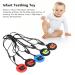 FafeICY 5 Series Pack - Children's Silicone Dinosaur Sensory Toys | Heat-Resistant Baby Teething Relief | Ideal for Family Trips - Buy Online on GoSupps.com