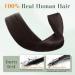 Benehair Clip in Human Hair Extensions Natural Real Hair Clip in 12Inches 40g Hair Extensions Clip In One Piece 5 Clips Human Hair Extension with Clip for Women Dark Brown #2 12Inches Dark Brown #2 - Buy Online on GoSupps.com