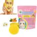 Turmeric Kojic Acid Cleansing Pads Deep Cleansing Face Skin Kojic Acid and Turmeric Exfoliating Cleansing Pads for Face. (pink)