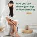 Smooth Reach Long Razor Extension Handle for Easy Leg, Back and Pregnancy Shaving - Ideal for Women and Men with Limited Mobility - Works with All Blade Razors - Buy Online on GoSupps.com