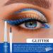 2Pcs Royal Blue Purple Liquid Glitter Eyeliner Set for Women - Sparkly Eyeliner Makeup Kit - Buy Online on GoSupps.com