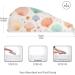Colorful Scallop Hair Towel 2 Pack - Super Absorbent Quick Dry Hair Turbans for Women & Girls - Buy Online on GoSupps.com