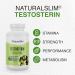 NaturalSlim Testosterin Mens Multivitamins | Testosterone Booster with Vitamin B3 Zinc & Testofen | 180 Capsules for Muscle Support Stamina & Metabolism - Buy Online on GoSupps.com