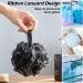 10 Pcs Exfoliating Shower Loofah Sponge Pouf Balls for Body Wash - Bathing Accessories for Women & Men - Buy Online on GoSupps.com