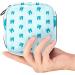 Teeth Print Sanitary Napkin Storage Bag - Portable Period Kit for Women, Teens, and Girls - Menstrual Cup Pouch & Tampon Bag - Color 2 - Buy Online on GoSupps.com