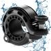 Bicycle bell for 22-31.8mm handlebar innovative aluminum alloy 110db bell according to the bicycle bell small 2024 New upgrade bicycle horn bicycle bell for bike MTB Mountainbike black