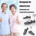 Diabetic Shoes for Men Extra Wide Width | Edema & Swollen Feet Orthoshoes | Lightweight Breathable Walking Shoe with Adjustable Velcro | Blue - Size W9.5/M8.5 - Buy Online on GoSupps.com