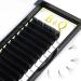 Easy Fan Lashes C-0.07-12 Easy Fan Russian Lashes Eyelash Extensions C CC D DD curl Self Fanning Lashes 8-20mm Flowering Blooming Volune Lash Extension (C-0.07-12) 12 mm C-0.07