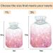 NAANLE Cherry Blossom Hot Water Bottle 2L - Transparent Cover for Menstrual Cramps Pain Relief & Heat Therapy - Buy Online on GoSupps.com