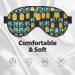 Pineapple Double-Sided Sleep Eye Mask | Soft Blindfold | Adjustable Strap | Block Out Light - Shop Now for Ultimate Comfort - Buy Online on GoSupps.com