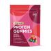 OAKA Protein Gummies 20g Protein per Serving Zero Sugar Mixed Berries Flavor Daily Protein Chews for Hair Skin & Nails 60 Gummies