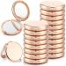 Chunful 20 Pieces Rose Gold Compact Mirrors 1X/2X Magnifying Metal Makeup Mirrors for Birthday Bachelorette Party Bridesmaid Wedding Gifts