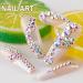 Two Packs of Flatback Rhinestones 4000 Pcs Nail Art Rhinestones Flatback Crystal AB Rhinestone with Picker Pencil and Tweezer For Nail Art and Decoration 18-Two Packs of AB - Buy Online on GoSupps.com