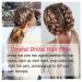 Wedding Hair Pins Set - 8 PCS Silver Bridal Accessories for Women, Brides, Bridesmaids, and Flower Girls - Buy Online on GoSupps.com