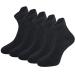 5 pairs of compression socks sports socks running socks for men & women M nner lightweight compression stockings function socks sneaker socks m black