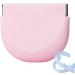 Dental Prosthesis Container | Food-Grade Silicone Aligner Cleaner | Slim Portable Tooth Replacement Cover | Night Protection for Braces | Light Pink Color - Buy Online on GoSupps.com