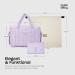 Hylat Baby Diaper Bag Set - Modern Violet Bag with Diaper Pad & Cotton Bag - Perfect for On-the-Go Parents - Buy Online on GoSupps.com