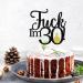 Black Gold Glitter Fuck I'm 30 Cake Topper Happy 30th Birthday Cake Topper 30 Cake Topper Hello 30 30 & Fabulous Cake Topper Cheers to 30 Years Cake Topper 30th Birthday Party Decorations - Buy Online on GoSupps.com