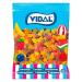 Vidal Sugarcandies rubber candies assorted flavours and colours and sugar-coated fruit mix 1 kg bag