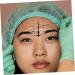 Healeved String Pre- Linem Mapping M Brow Line Drawing Ruler Positioning Women Makeup Eyebrow Measurement Tool 6.5x2.6cm Brown - Buy Online on GoSupps.com