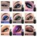 BINGBRUSH Glitter Gradient Eyeshadow Stick Set - 12 Colors Waterproof Smoky Makeup Pen for Shimmer Pink Eyes (Bright Color) - Buy Online on GoSupps.com