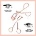 Eyelash Curlers Set - Regular & Mini Precision with Separator Comb 4 Refills & Wand | Rose Gold Beauty Essentials - Buy Online on GoSupps.com