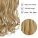 Feshfen 7-Part Clip-In Hair Extensions 50cm - Wavy Synthetic Hair in Strawberry Blonde & Bleach Blonde - 16 Clips for Women - Buy Online on GoSupps.com